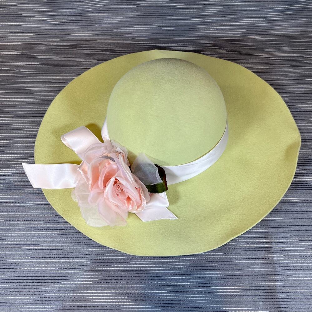 Dolcevita Dolce Vita Italia felt Hat Green